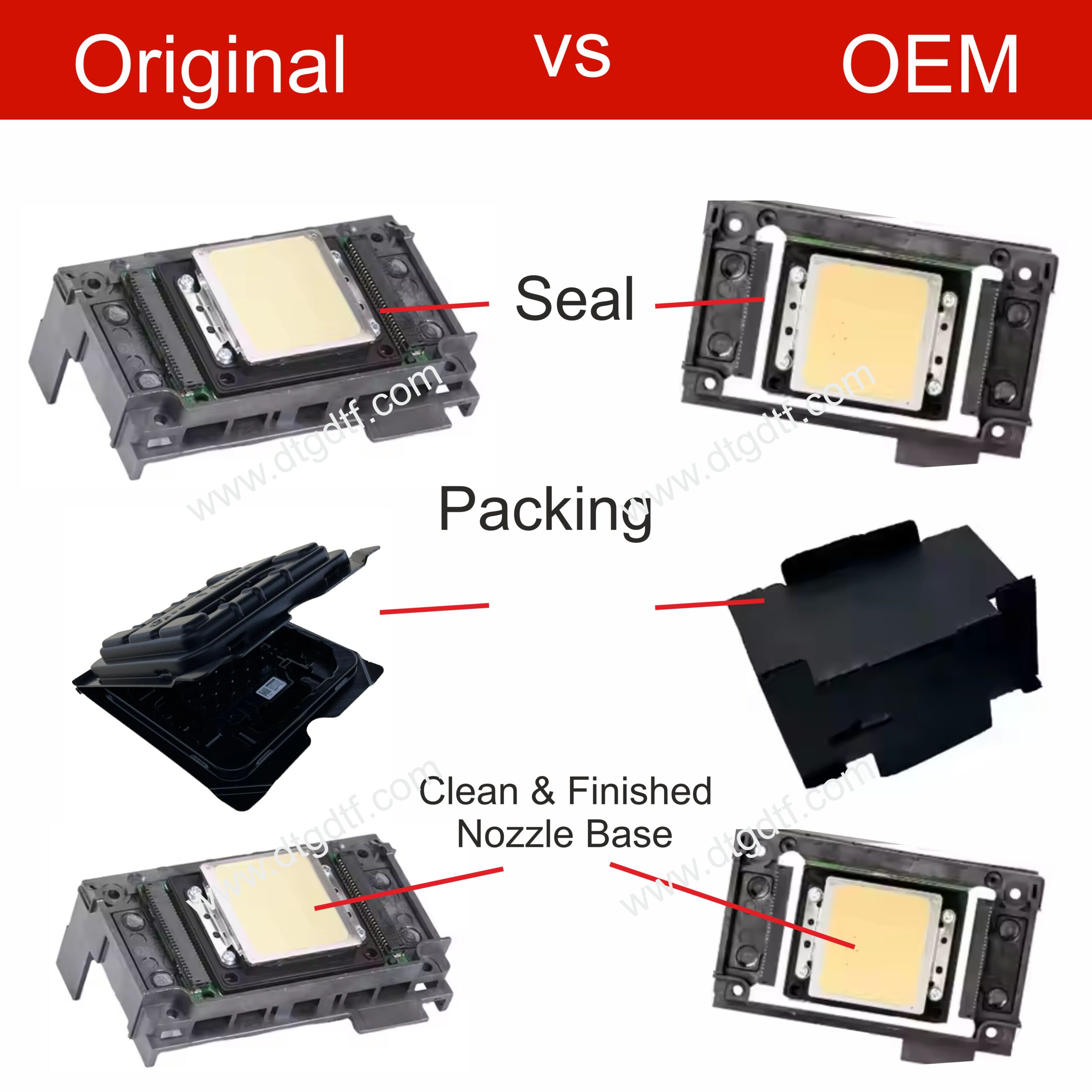 Original versus duplicate XP600 print head comparison guide