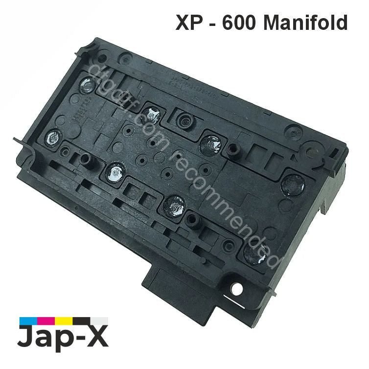 Genuine XP600 manifold spare part close-up view