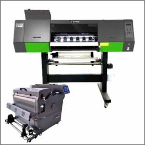 Yinstar i3200 dual head DTF printer control panel detail