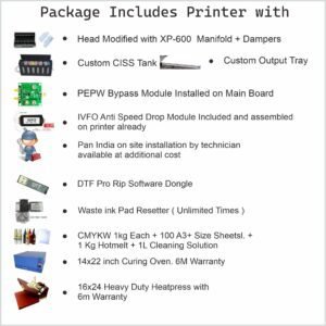 Sheet Fed DTF L18050 DTF Printer + Oven + Heatpress - store.dtgdtf